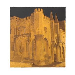 Frankrike, Avignon, Provence, Påvlens palats på na Anteckningsblock