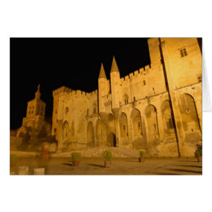 Frankrike, Avignon, Provence, Påvlens palats på na Hälsningskort