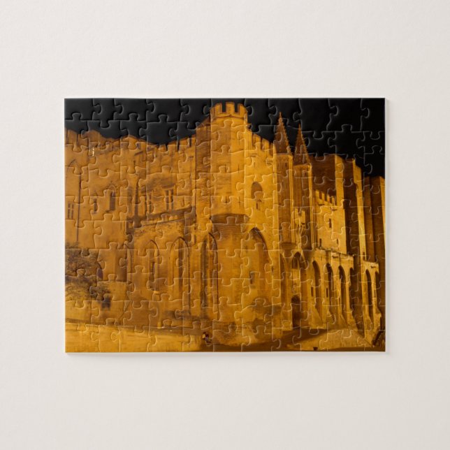 Frankrike, Avignon, Provence, Påvliga palatset på  Pussel (Horisontell)