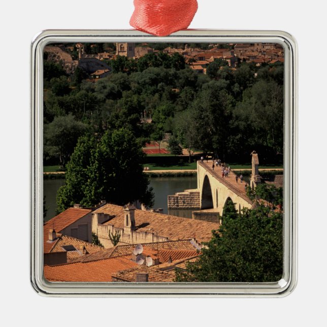 Frankrike, Avignon, Provence. Pont St, Benezet. Julgransprydnad Metall (Framsidan)
