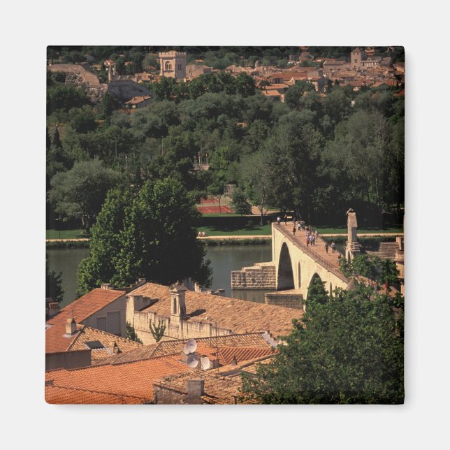 Frankrike, Avignon, Provence. Pont St, Benezet. Magnet (Framsidan)