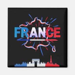 Frankrike bastilldag magnet