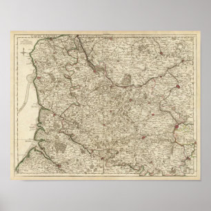 Frankrike, Belgien, Europa Poster