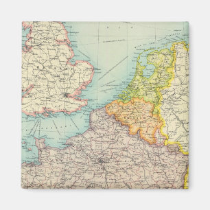 Frankrike, Belgien och Holland Magnet