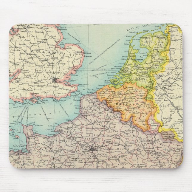 Frankrike, Belgien och Holland Musmatta (Framsidan)