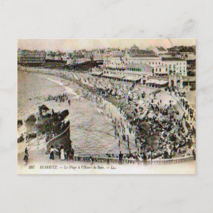 Frankrike, Biarritz, La plage Vykort
