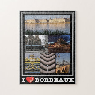 Frankrike - Bordeaux - I Kärlek - Pussel
