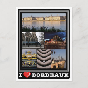 Frankrike - Bordeaux - I Kärlek - Vykort
