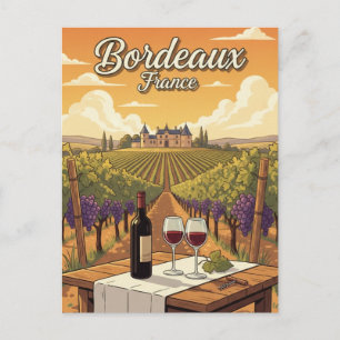 Frankrike Bordeaux Travel Vykort