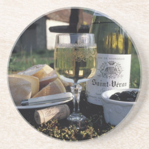 Frankrike, Burgund, Chablis. Lokalt vin och Underlägg