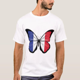 Frankrike Butterfly T Shirt