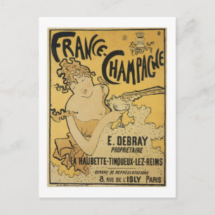 Frankrike-Champagne Vykort