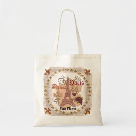 Frankrike Eiffeltornet Tote Bag Tygkasse