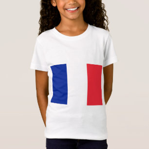 Frankrike Flagga Design T Shirt