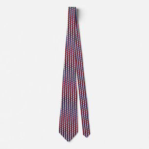 Frankrike Flagga Hearts Tie Slips
