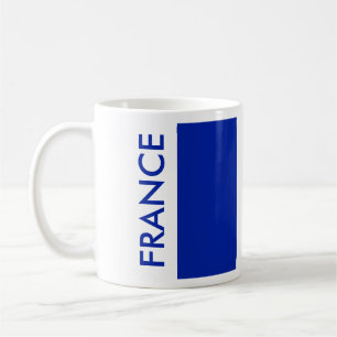 FRANKRIKE FLAGGA KAFFEMUGG