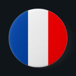 Frankrike flagga knapp<br><div class="desc">Du kan överföra den här designern till andra Zazzle-produkter. Flaggor är tillverkat i vektorgrafik med hög upplösning för professionell. Tack för att du valde min design och stannade av i butiken Pedro Vale.</div>