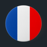 Frankrike flagga knapp<br><div class="desc">Du kan överföra den här designern till andra Zazzle-produkter. Flaggor är tillverkat i vektorgrafik med hög upplösning för professionell. Tack för att du valde min design och stannade av i butiken Pedro Vale.</div>