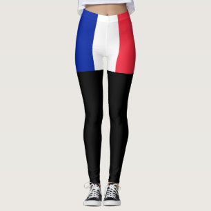 Frankrike flagga leggings