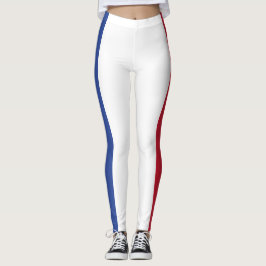 Frankrike Flagga Leggings