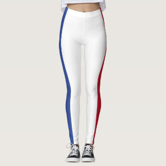 Frankrike Flagga Leggings