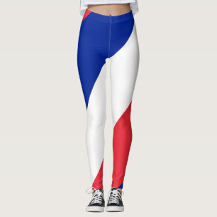 Frankrike Flagga Leggings