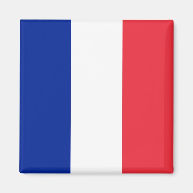 Frankrike Flagga Magnet (Framsidan)