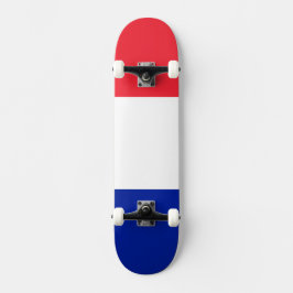 Frankrike Flagga Mini Skateboard Bräda 18,5 Cm