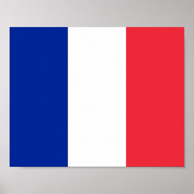 Frankrike Flagga Poster (Framsidan)