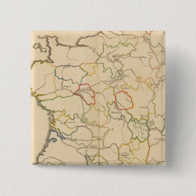 Frankrike-floder Knapp (Framsida)