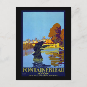 Frankrike Fontainebleau Avon Vykort