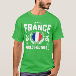 Frankrike Fotboll 2026 T Shirt