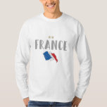 Frankrike Fotboll Fläkt Shirt Fransk Flagga T<br><div class="desc">Frankrike National Ocer Fläkt Shirt. Mitt hjärta slår för det Fransk fotbollslaget. Underbar presentidé för Fransk Soccer fläkt. En perfekt match för nästa fotbollsmatch.</div>