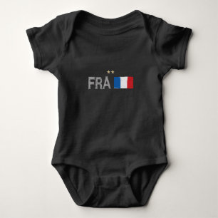 Frankrike Fotboll Fläkt Shirt Fransk Flagga T