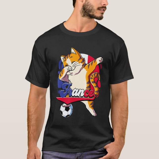 Frankrike Fotboll T Shirt (Framsida)