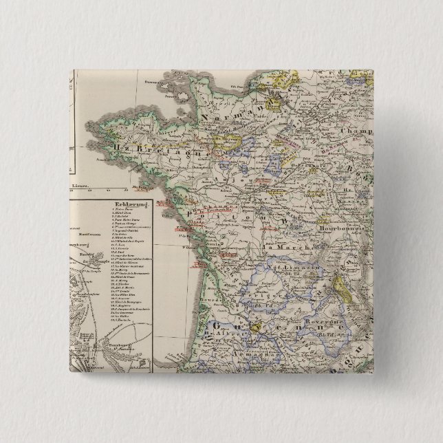 Frankrike från 1461 till 1610 knapp (Framsida)