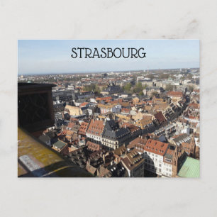 Frankrike från katedralen i Strasbourg Vykort