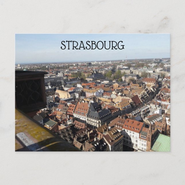 Frankrike från katedralen i Strasbourg Vykort (Framsida)