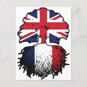 Frankrike Fransk British UK Förenade kungariket St Vykort