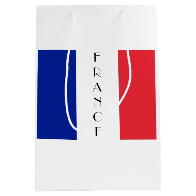 Frankrike, Fransk Flagga Gift Bag (Framsidan)