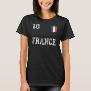 Frankrike Fransk - fotbollsspeldag 2022 Idrottshän T Shirt