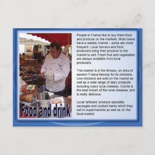 Frankrike, Fransk mat Vykort