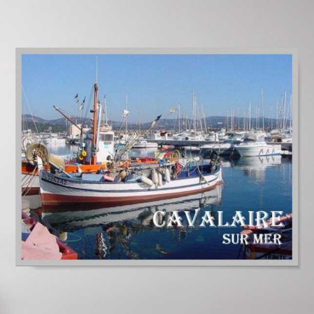 Frankrike - Fransk Riviera - Côte d'Azur - Poster (Framsidan)
