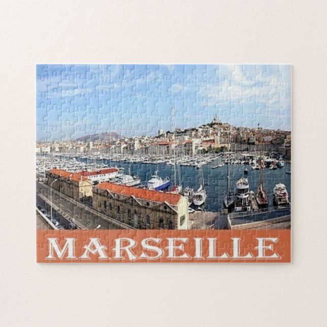 Frankrike - Fransk Riviera - Côte d'Azur - Pussel (Horisontell)