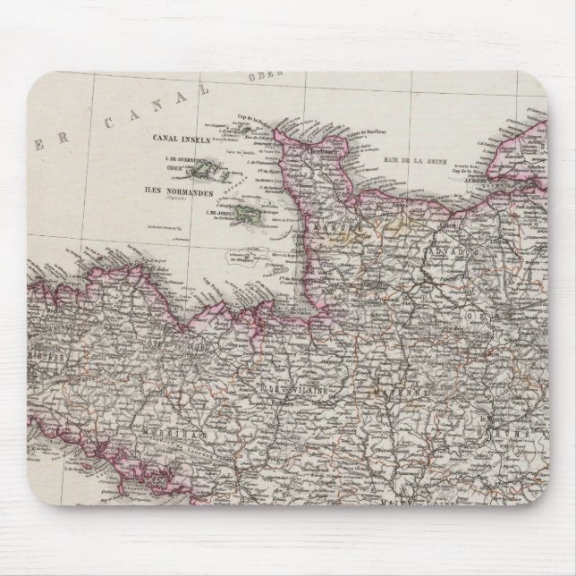 Frankrike, fyra löv, löv 1 musmatta (Framsidan)