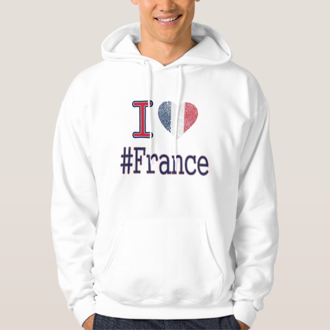 Frankrike Hoodie (Framsida)