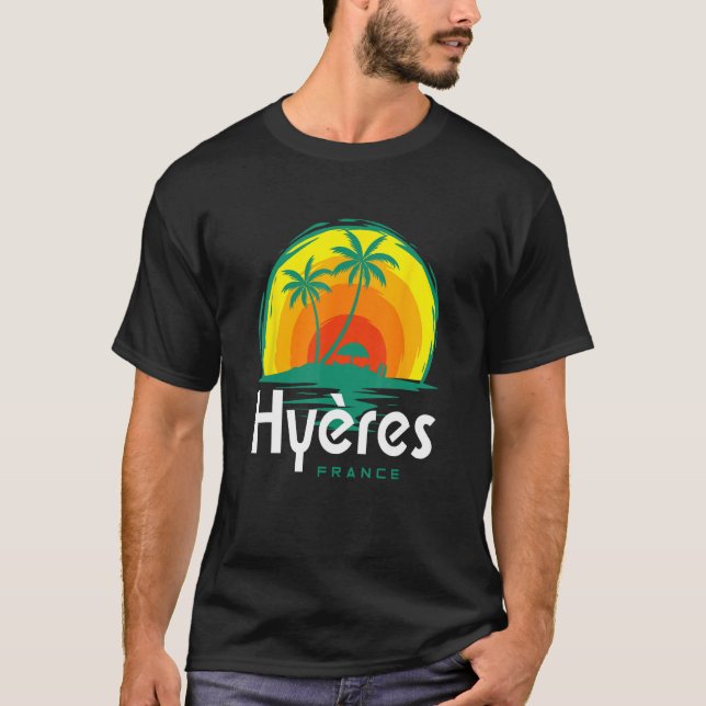 Frankrike Hyeres T Shirt (Framsida)