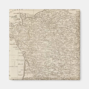 Frankrike indelat i cirklar och avdelningar magnet