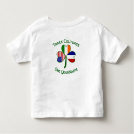 Frankrike Ireland USA Shamrock Flagga Personlig T Shirt