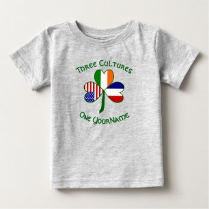 Frankrike Irland USA Shamrock Personlig T Shirt